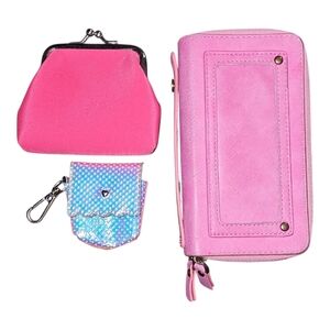 Pink Wallet and Coin Purse Set